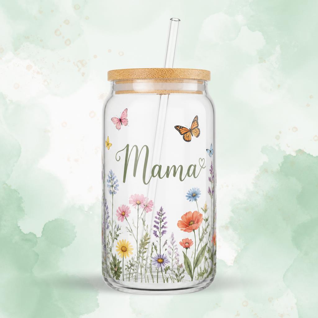 Mama Garden Glass Can
