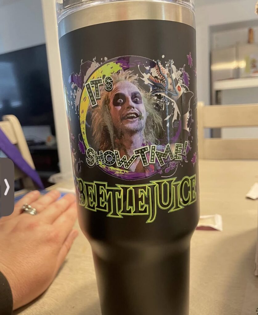 Beetlejuice 40 Ounce Tumbler