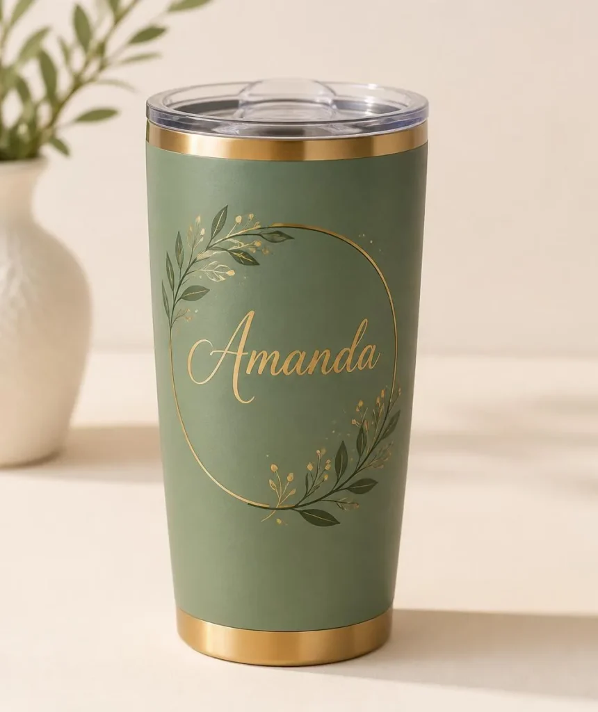 Sage Wreath Insulated Tumbler